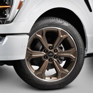 Ford F-150 Wheel Kit - Ford Racing - 22in, Set Of 4, Offset 44mm, w/Center Caps - Sinister Bronze - `15-`23